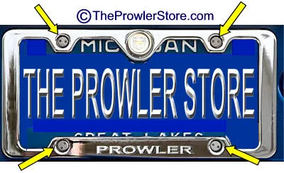 4-Deluxe Security License Plate