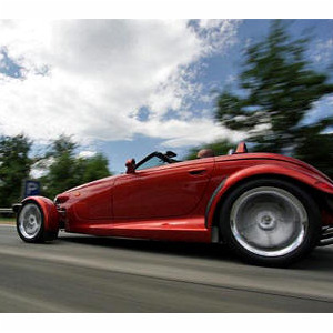 Plymouth prowler 2001 pictured at Speed 210 km p/h (126 mph) Bert Koedood in Holland