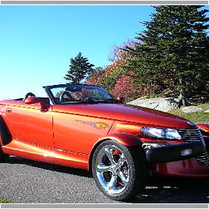 John Masullo; 2001 Chrysler Prowler and Trailer Our 20th Anniversary trip thru the Blue Ridge, and Smokey Mountains…