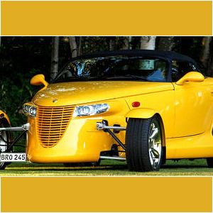 2000 Plymouth Prowler, Yellow, Kjell, Sweden