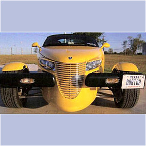 2002 Yellow, D Rogers, TX Note TPS chrome edged grille and the license plate. Spell it back words and you’ll get it!