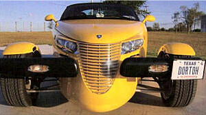 2002 Yellow, D Rogers, TX Note TPS chrome edged grille and the license plate. Spell it back words and you’ll get it!
