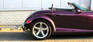 “In Holland are also some Prowlers (I think 5 or 6 Prowlers).” Peter G., Holland, 1999 Purple Prowler with matching trailer.