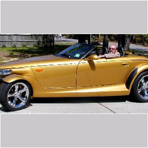 Jim Wilkinson, 2002 Gold Prowler, I call it my ” Golden Chariot ” Panama City, FL
